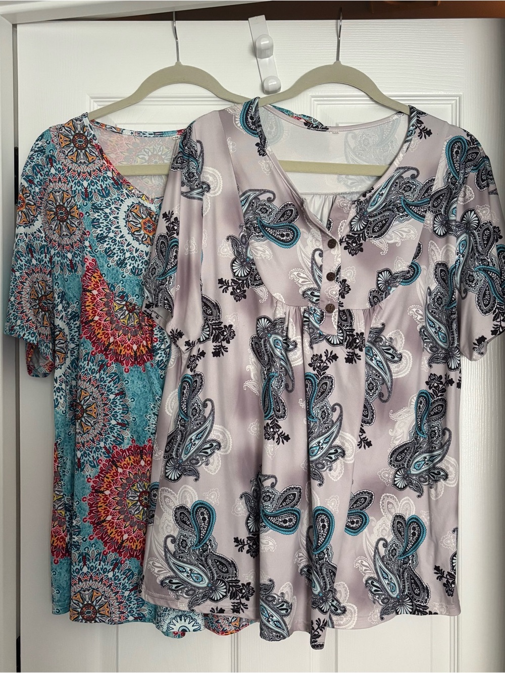 Set of 2 Women's short sleeve Tops 18W